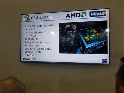 Perlmutter超算揭秘:AMD 7nm+米蘭處理器、NVIDIA下代GPU